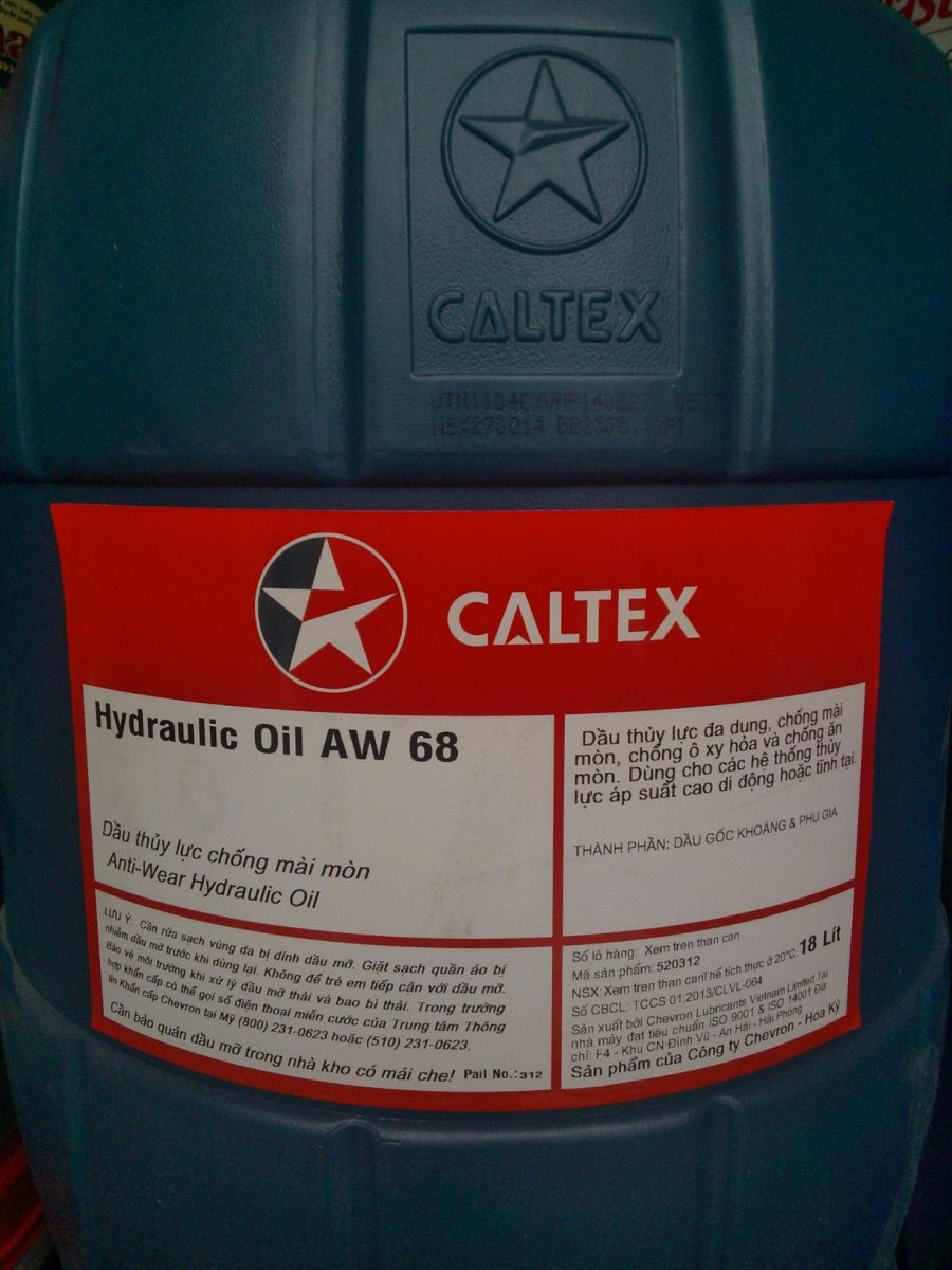 caltex dầu thủy lực